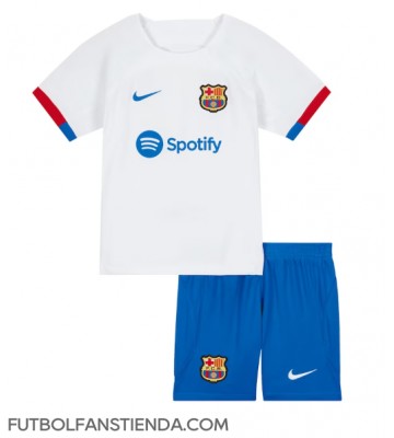 Barcelona Segunda Equipación Niños 2023-24 Manga Corta (+ Pantalones cortos)